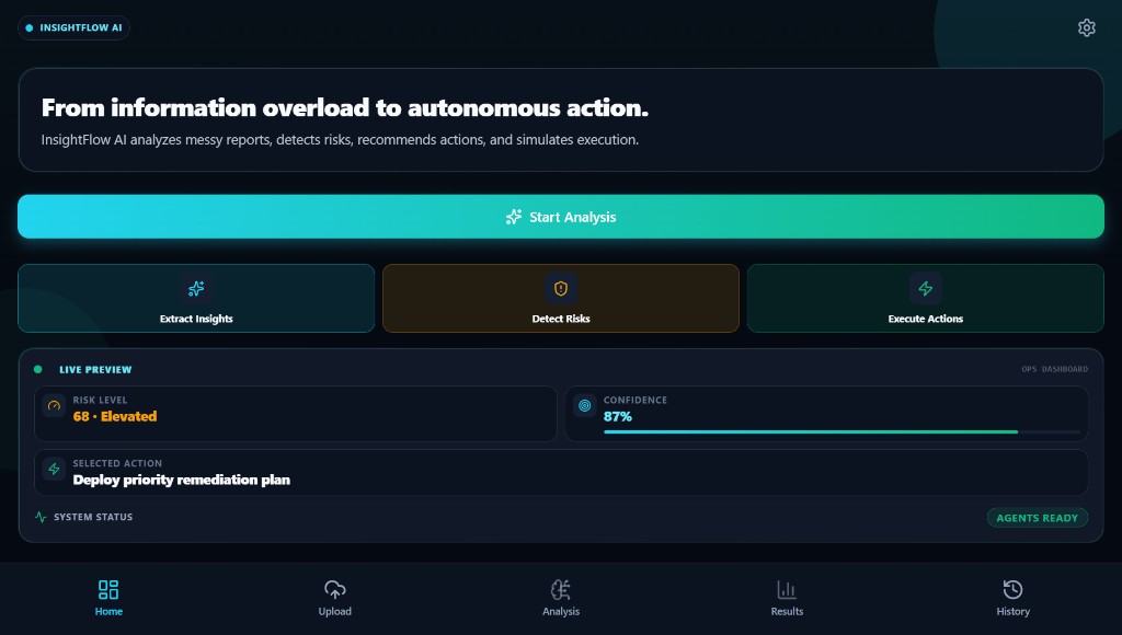 InsightFlow AI — autonomous report-to-action agent — analysis chart